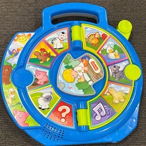 Fisher-Price Blue Animal Sound Wheel